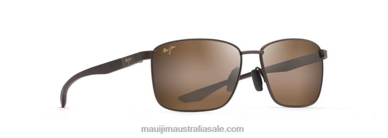 Ka'Ala Polarized Rectangular Sunglasses Maui Jim TVVRT168 Bronze/HCL Bronze
