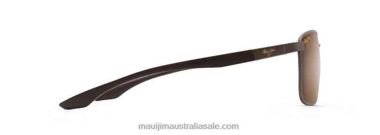 Ka\'Ala Polarized Rectangular Sunglasses Maui Jim TVVRT168 Bronze/HCL Bronze