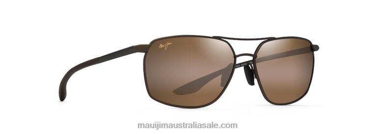 Pu'U Kukui Polarized Rectangular Sunglasses Maui Jim TVVRT101 Bronze/HCL Bronze