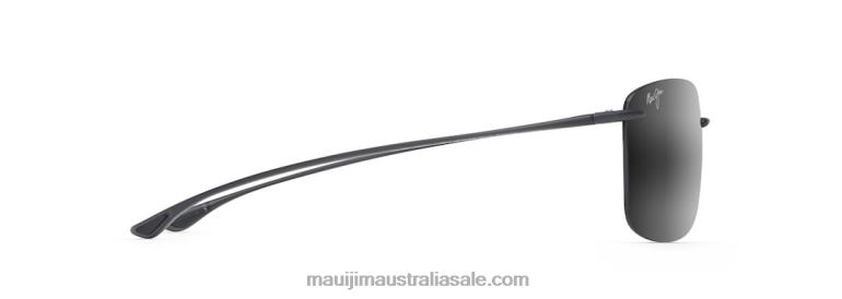 Akau Polarized Rimless Sunglasses Maui Jim TVVRT237 Matte Grey/Neutral Grey