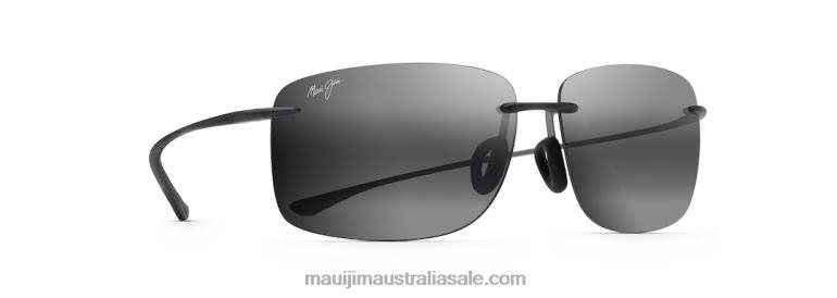 Hema Polarized Rimless Sunglasses Maui Jim TVVRT270 Matte Grey/Neutral Grey