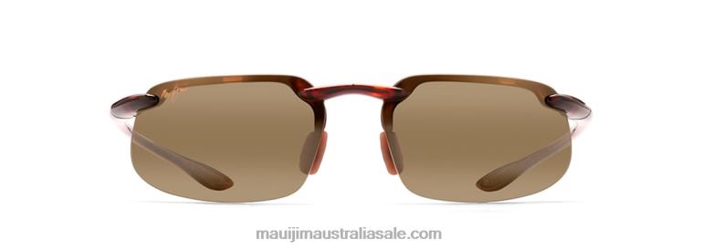 Kanaha Asian Fit Polarized Rimless Sunglasses Maui Jim TVVRT443 Tortoise/HCL Bronze