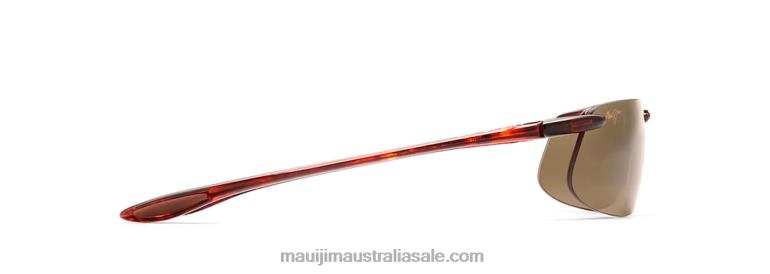 Kanaha Asian Fit Polarized Rimless Sunglasses Maui Jim TVVRT443 Tortoise/HCL Bronze