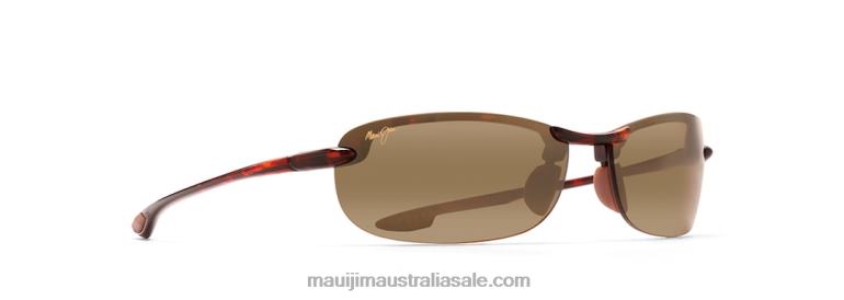 Makaha Reader Asian Fit Polarized Rimless Sunglasses Maui Jim TVVRT439 Tortoise/HCL Bronze