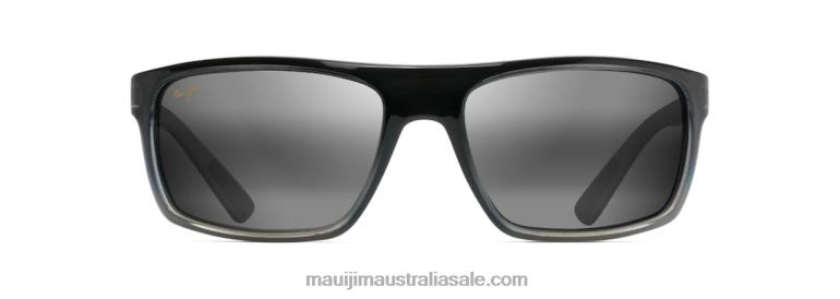 Byron Bay Polarized Wrap Sunglasses Maui Jim TVVRT416 Marlin/Neutral Grey