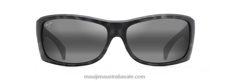 Equator Polarized Wrap Sunglasses Maui Jim TVVRT112 Grey Tortoise/Neutral Grey