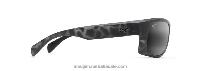 Equator Polarized Wrap Sunglasses Maui Jim TVVRT112 Grey Tortoise/Neutral Grey