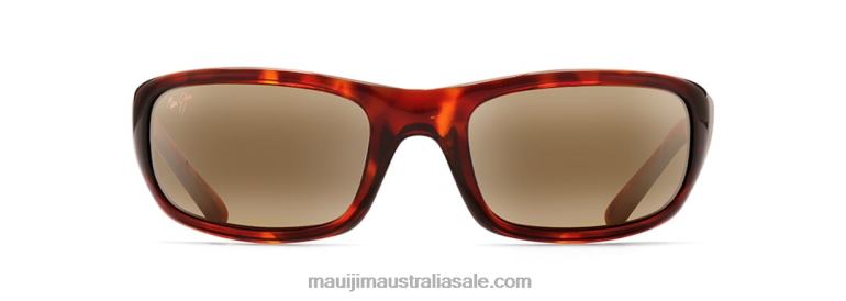 Stingray Polarized Wrap Sunglasses Maui Jim TVVRT393 Tortoise/HCL Bronze